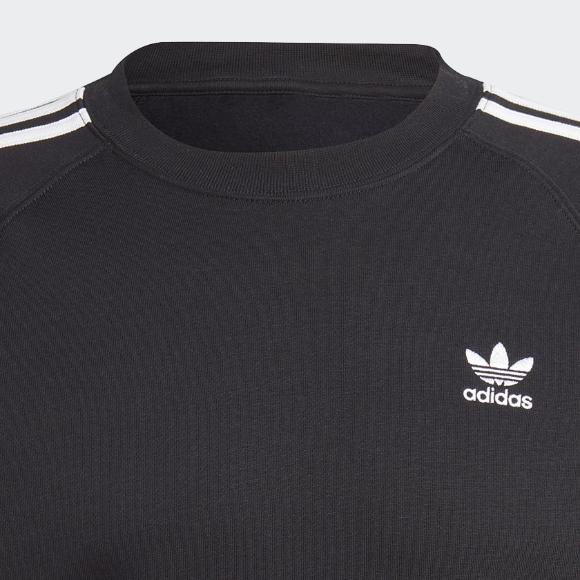 Negro Polera Adicolor Classics 3 Tiras