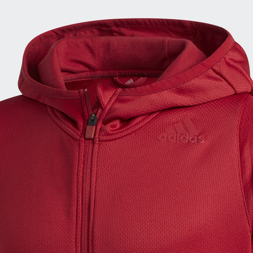 Adidas burgundy zip hoodie store