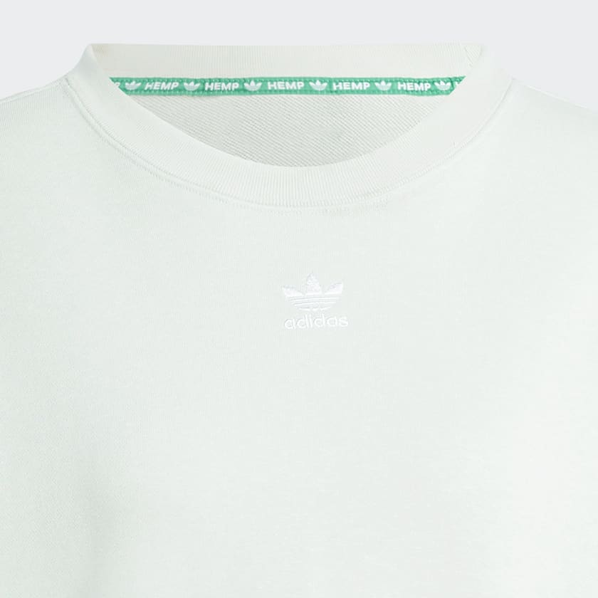 adidas Essentials+ Made with Hemp Sweater - Green | Women\'s Lifestyle |  adidas US