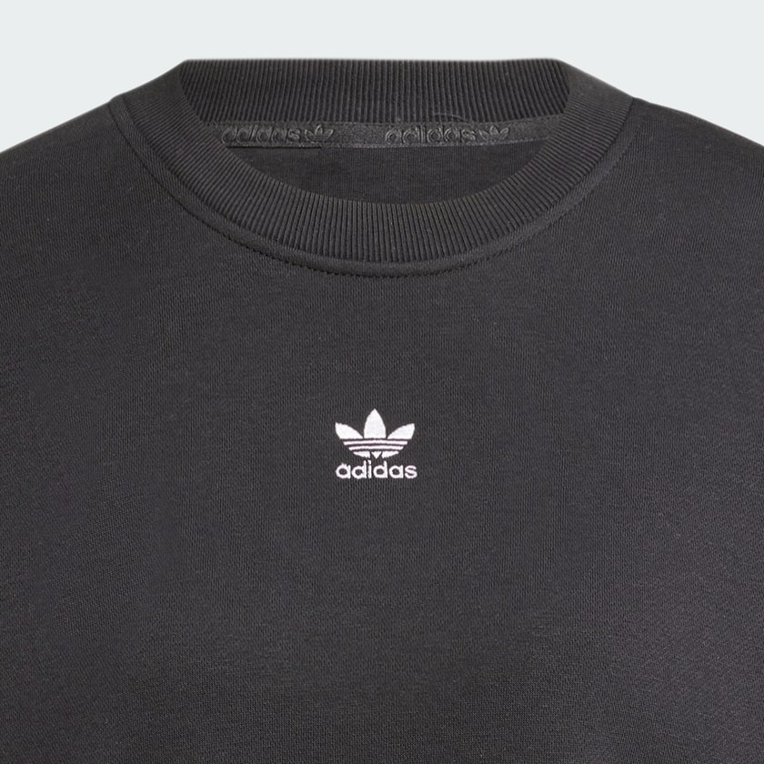 Schwarz Essentials Long Oversized Sweatshirt