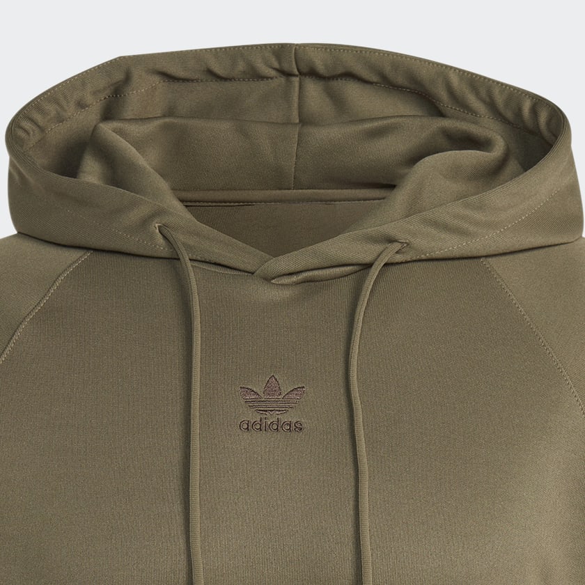 Verde Polera con Capucha adidas Rekive