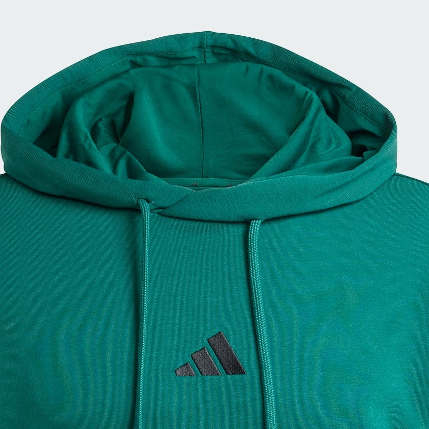 Vert Sweat-shirt à capuche French terry Essentials Feelcozy