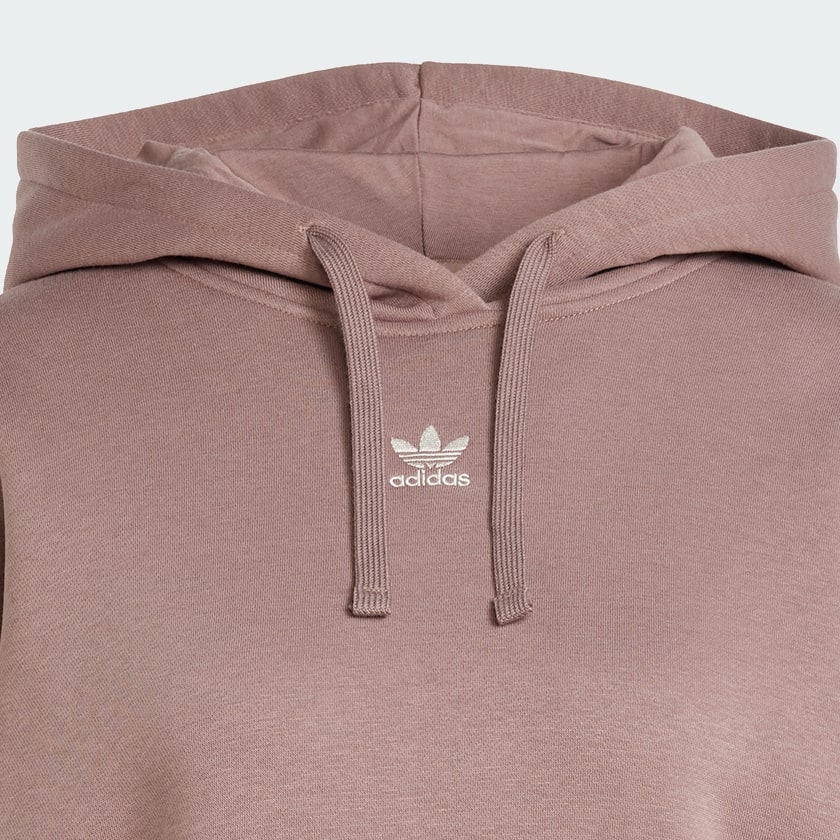 adidas Essentials Oversized Fleece Hoodie - Brown | Free Shipping with  adiClub | adidas US