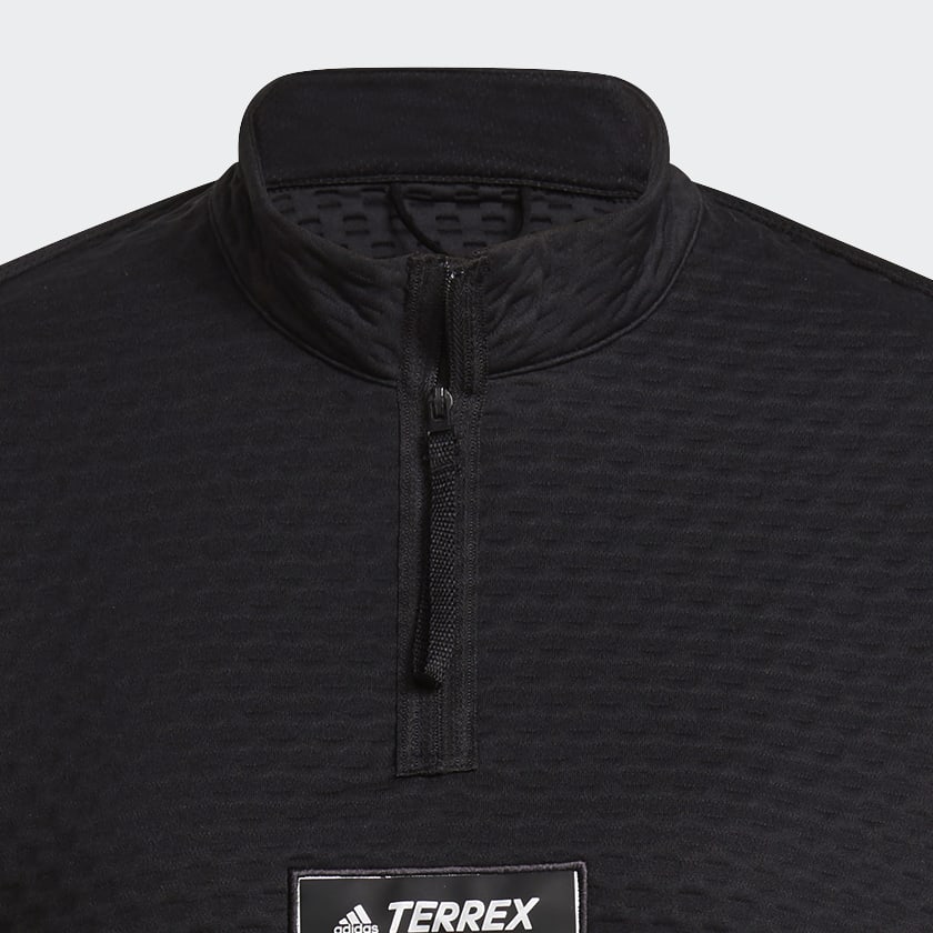 Nero Felpa Terrex Hike 1/2 Zip