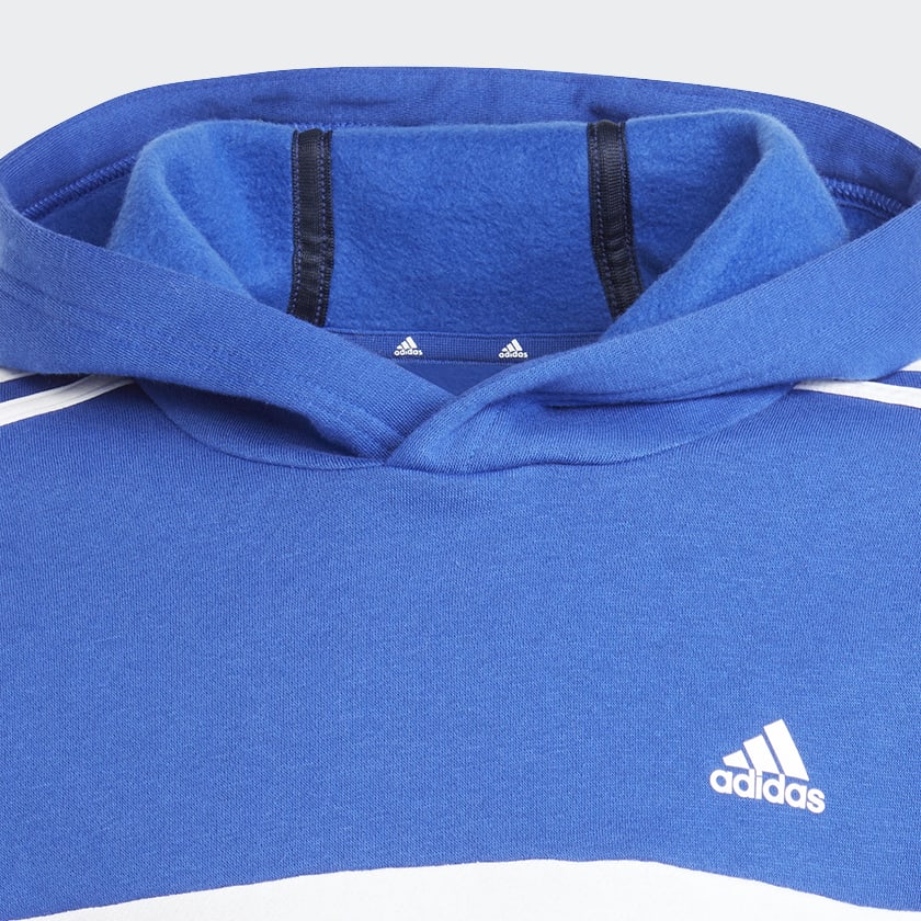 Bla Tiberio 3-Stripes Colorblock Fleece Hoodie Barn
