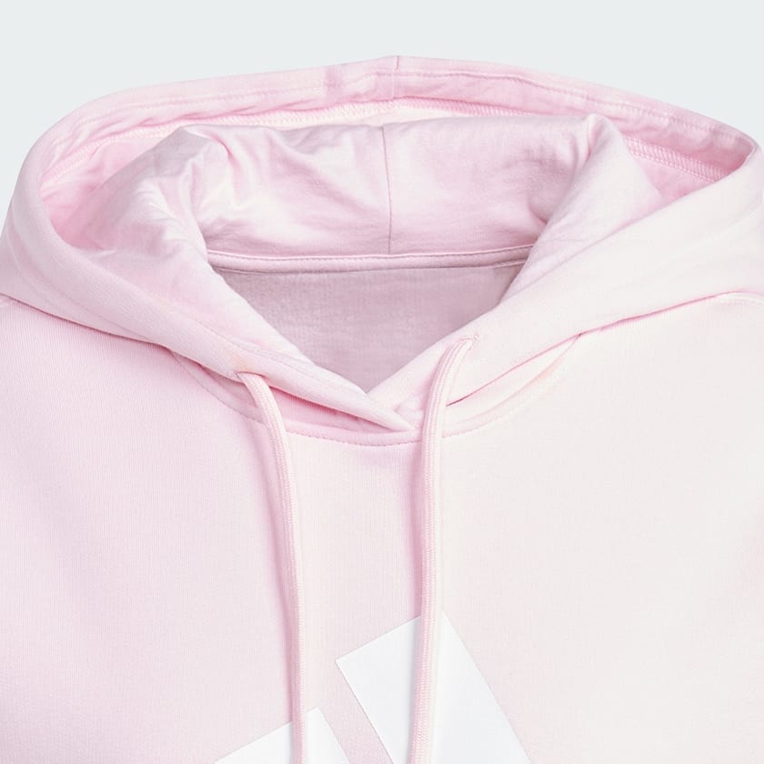 Rosado Polera con capucha Essentials Big Logo Regular Fleece