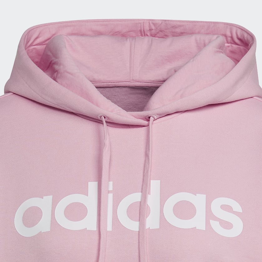 adidas Essentials Oversize Fleece Hoodie Pink adidas Canada
