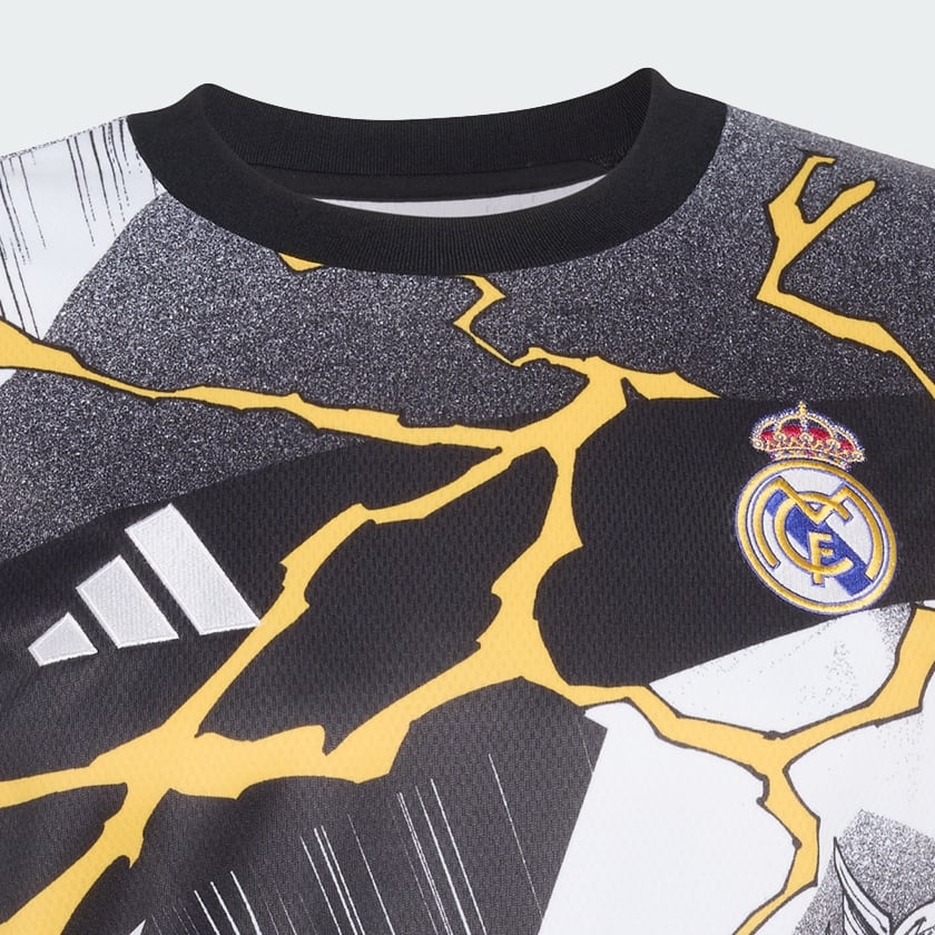 Hvid adidas Real Madrid Avengers 25/26 Warm opvarmningstop