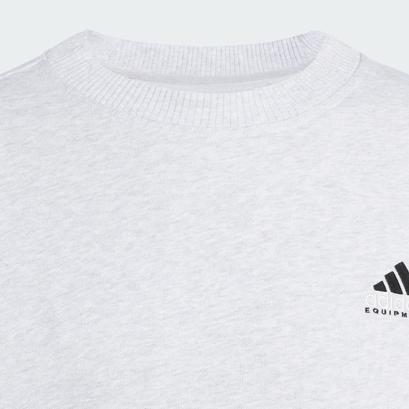 Cinza MOLETOM GOLA REDONDA CANELADA adidas EQUIPMENT