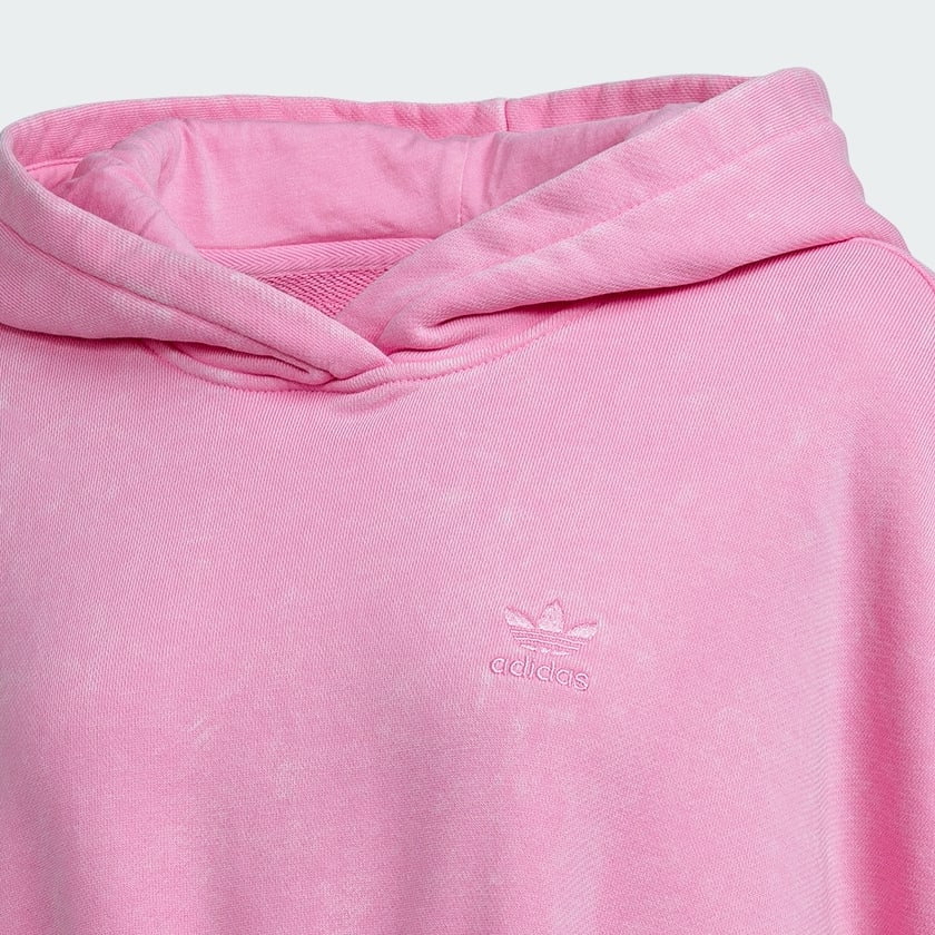 Rosa Acid-Wash Crop Hoodie
