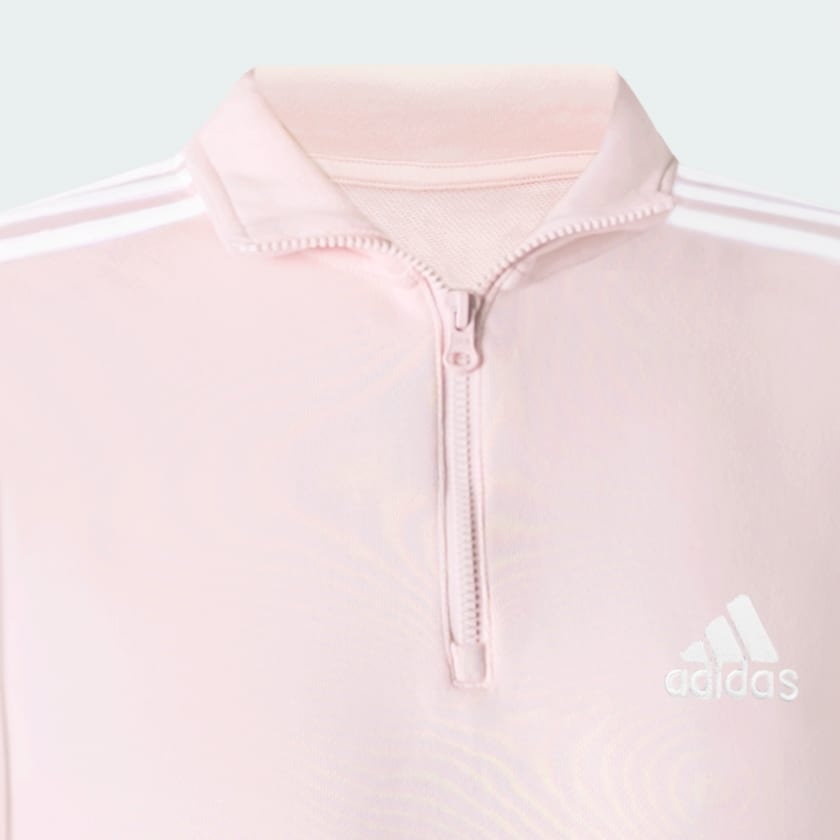Rosa Essentials 3-Stripes Quarter-Zip Genser