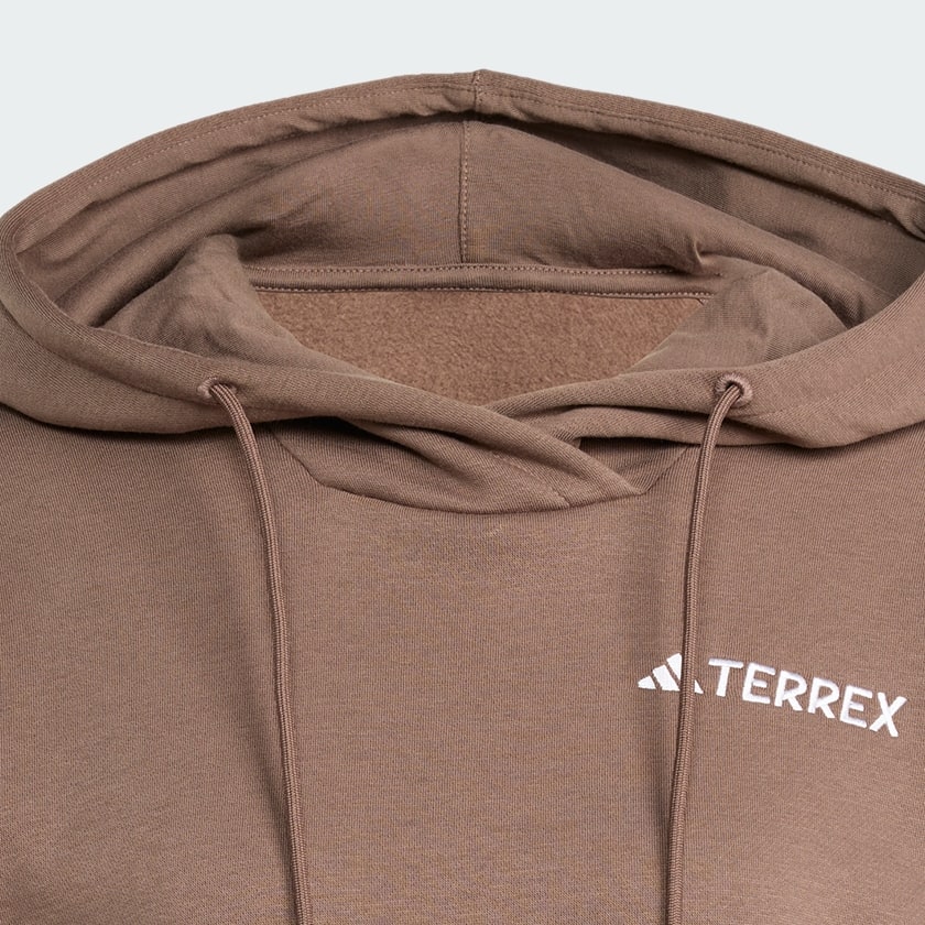 Marrom Moletom Capuz Terrex Multi Small Logo