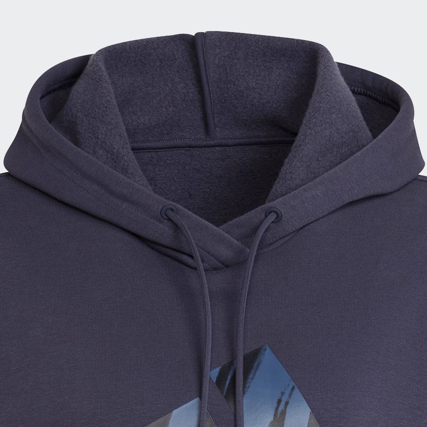 Azul Polera con Capucha adidas Sportswear Future Icons Feel Fierce Estampado