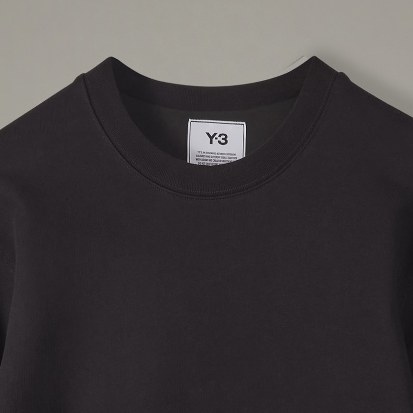 Tシャツ・カットソー Y-3 22SS M CL B Back Logo Print Crewneck Man to Man FN3371 adidas Y-3 CL Logo Sweatshirt - Black | Free Shipping with