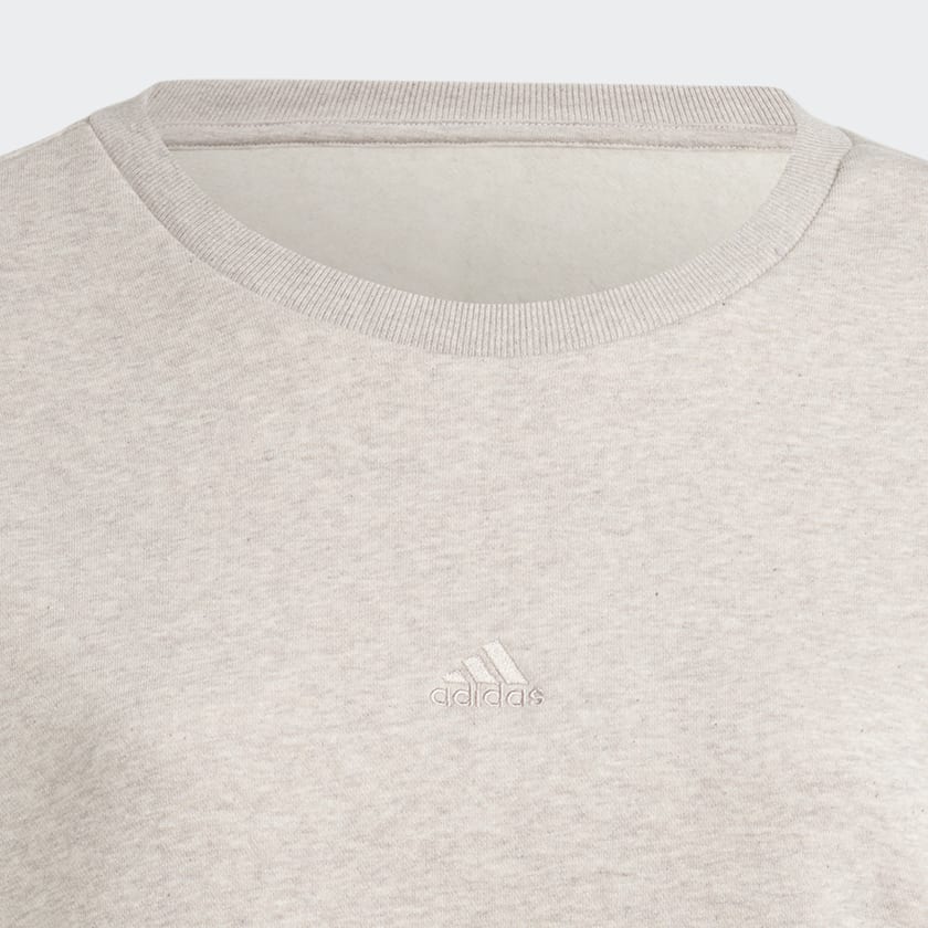 adidas ALL SZN Fleece Sweatshirt (Plus Size) - Brown | adidas Canada