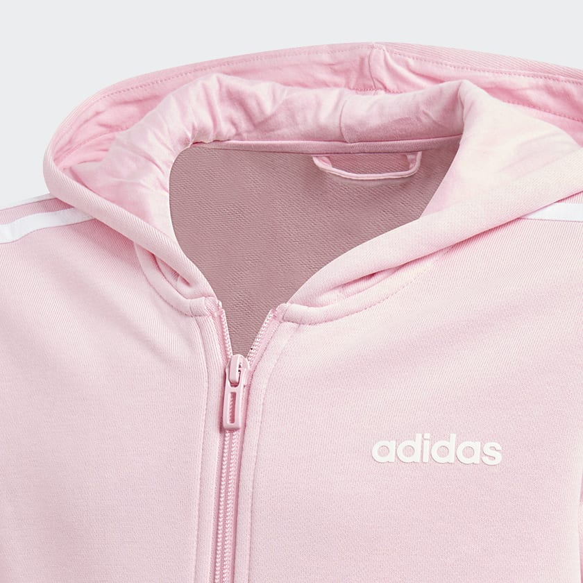 adidas Essentials 3 Stripes Hoodie Pink adidas Thailand