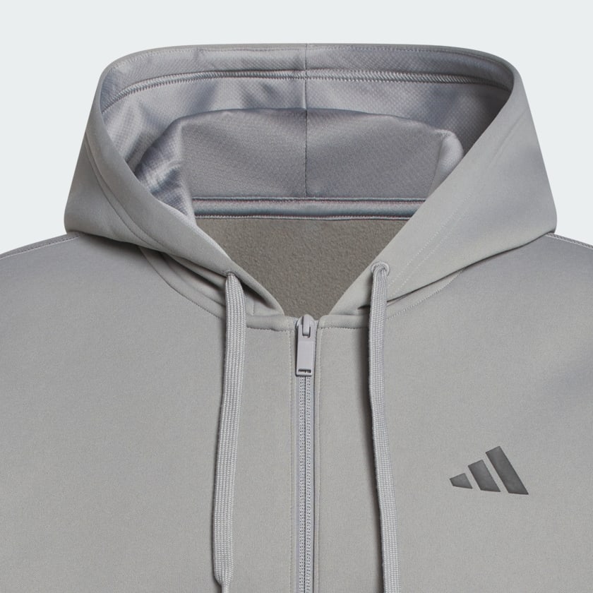 Grey ADIDAS CRAZY WARM FULLZIP HOODIE
