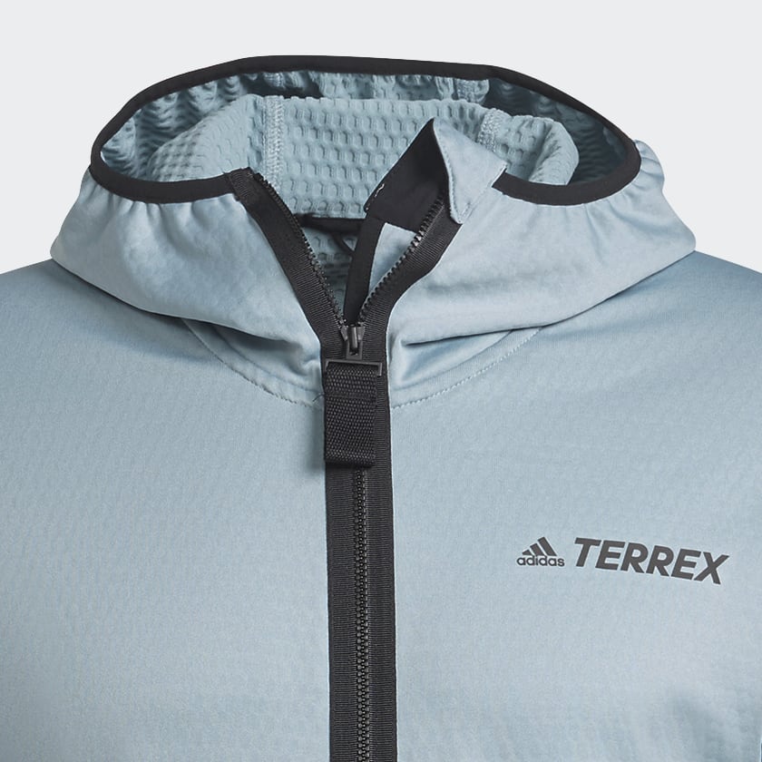 Gris Chaqueta de Senderismo Terrex Liviana con Capucha Tech Felpa