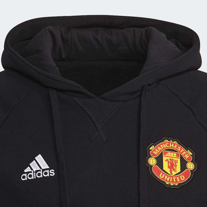 adidas Manchester United Travel Hoodie Black adidas New Zealand