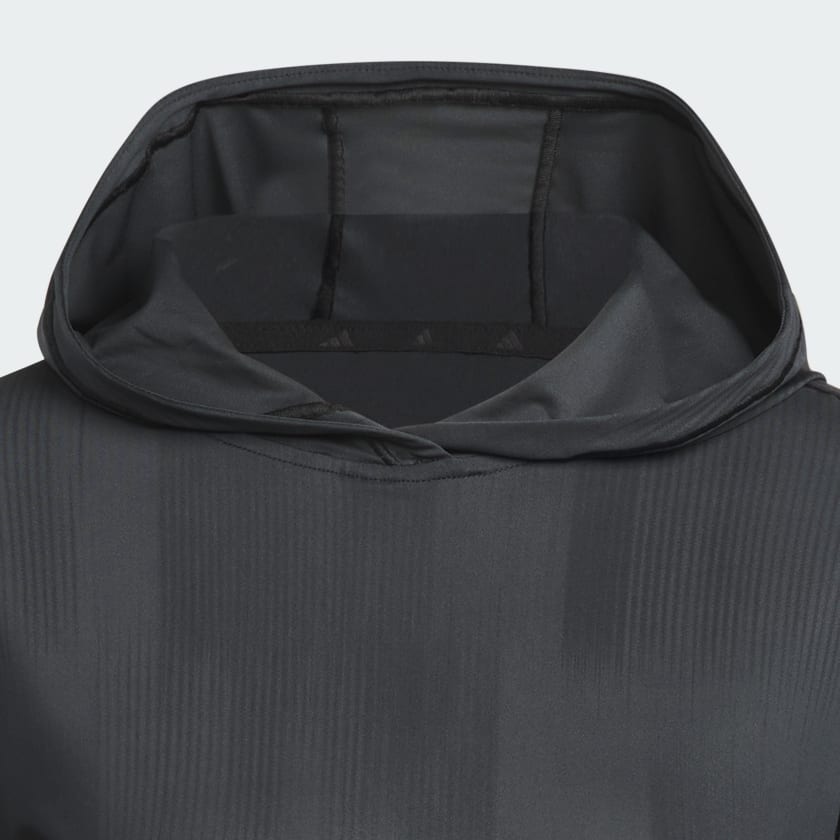 グレー 【ゴルフ】UVケア付キ プリント 長袖フーディー