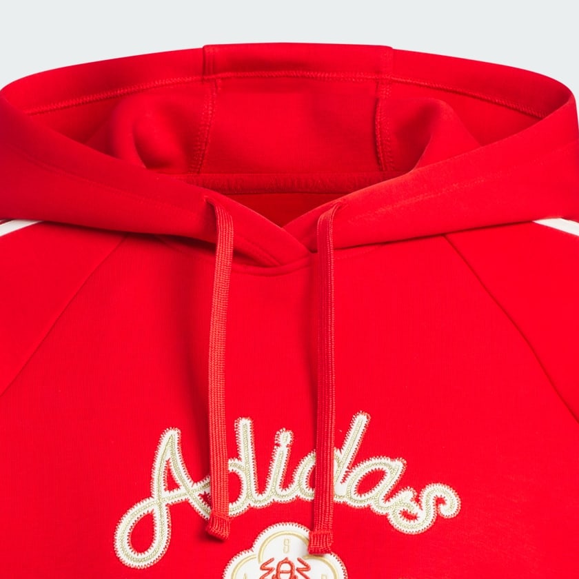 Red LUNAR NEW YEAR HOODED SWEATSHIRT