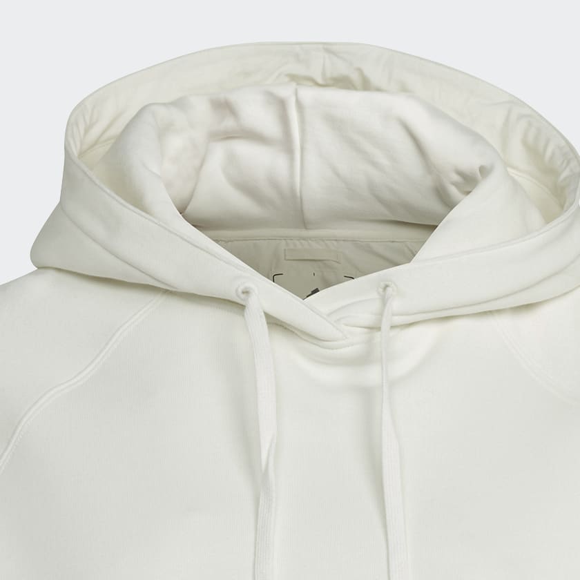 Branco Camisola com Capuz Oversize (Plus Size)