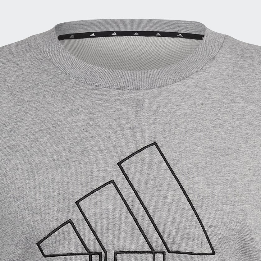 Gris Buzo Future Icons Badge of Sport Bordado
