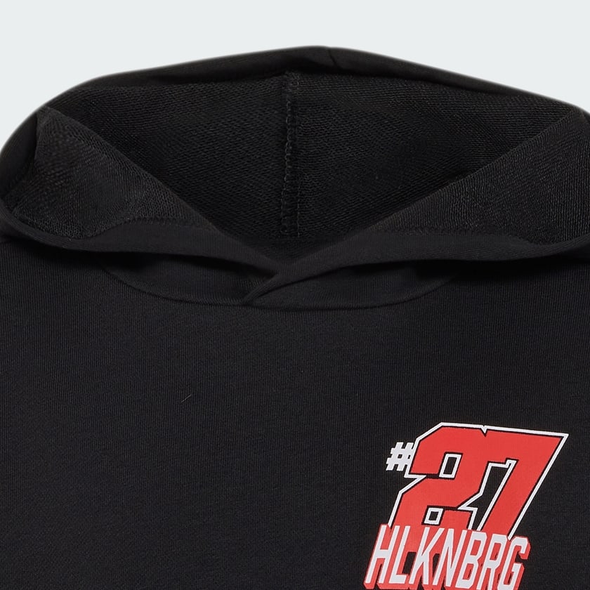 Negro SUDADERA ESTAMPADA CON CAPUCHA AUDI NICO HULKENBERG II