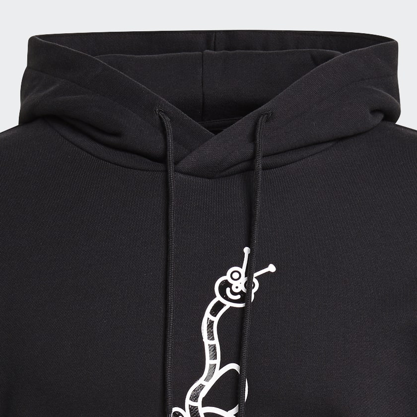 Negro WORM HOODIE