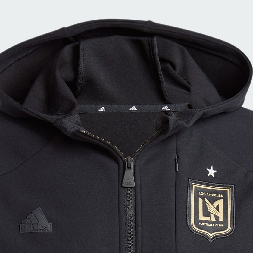 adidas Men s Soccer Los Angeles FC Designed for Gameday Anthem Jacket Black adidas US