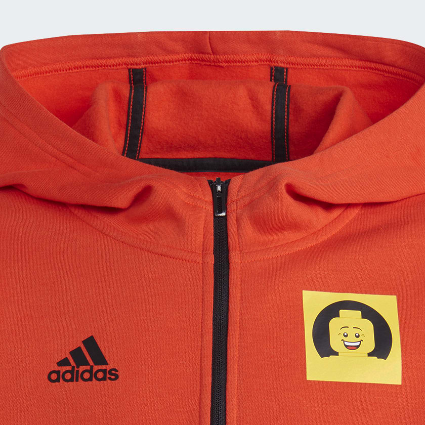 Oranje adidas x LEGO® Hooded Sweatshirt
