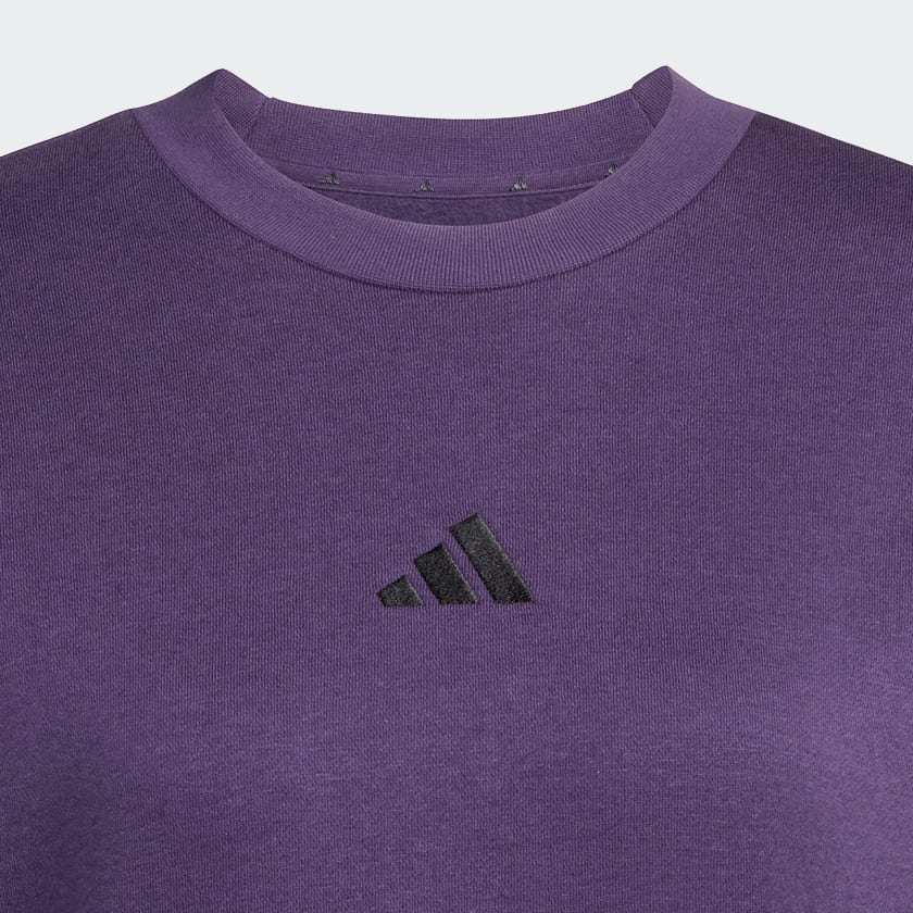 Essentials 3-Stripes Fleece Sweatshirt