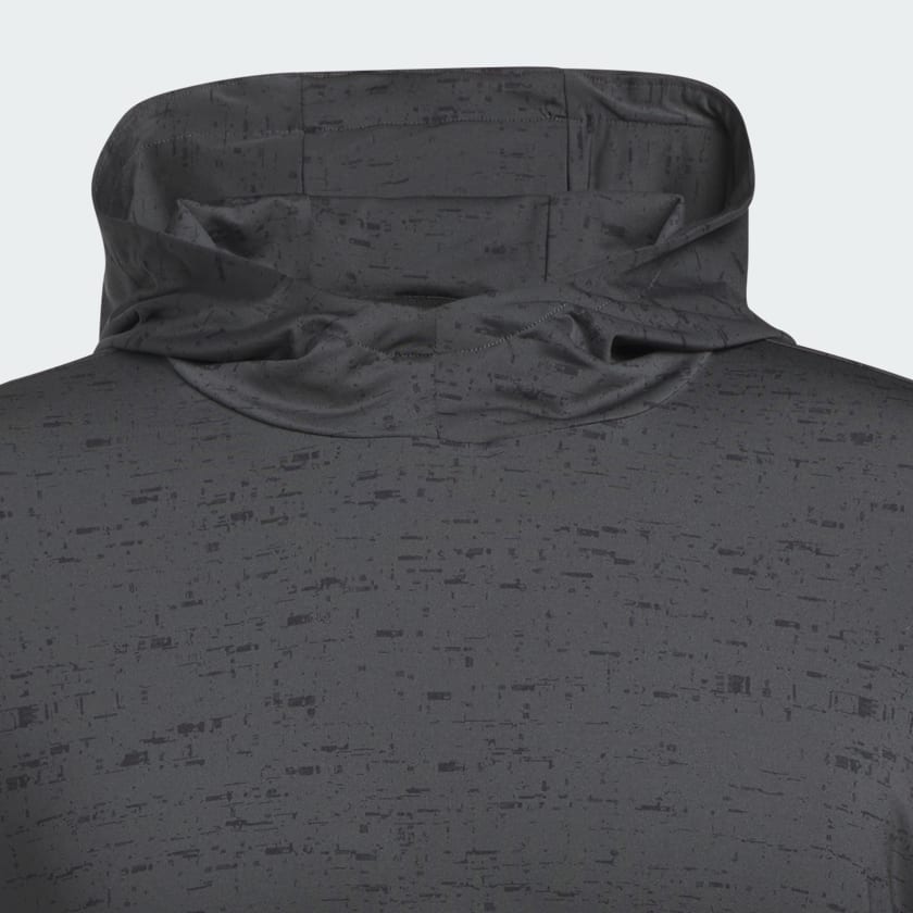 Grey Core Printed Lightweight Hoodie