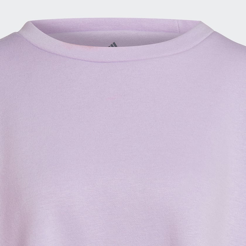 Μωβ Studio Lounge Fleece Sweatshirt