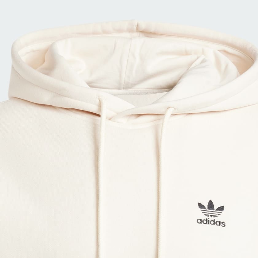 White Trefoil Essentials Hoodie