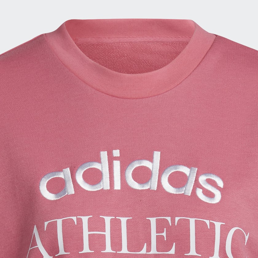 adidas Retro Luxury Crew Sweatshirt - Pink | adidas Canada