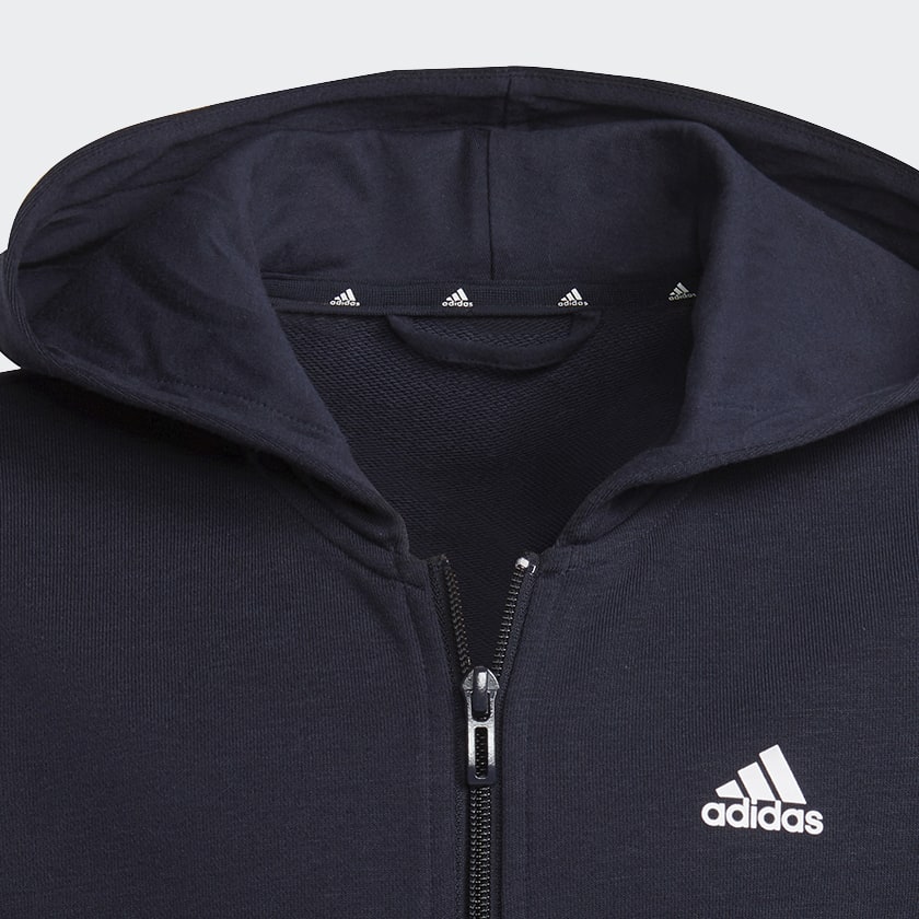 Azul Buzo con Capucha adidas Essentials Cierre Frontal
