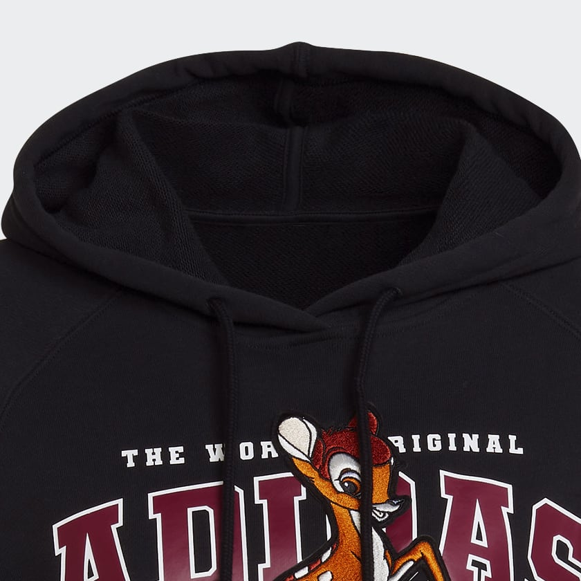 Black DISNEY BAMBI GRAPHIC HOODIE