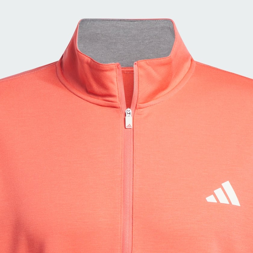 Red Elevated 1/4-Zip Pullover