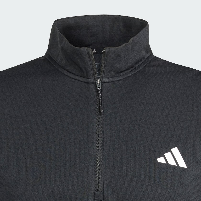Nero Maglia da allenamento Train Essentials 1/4-Zip Long Sleeve