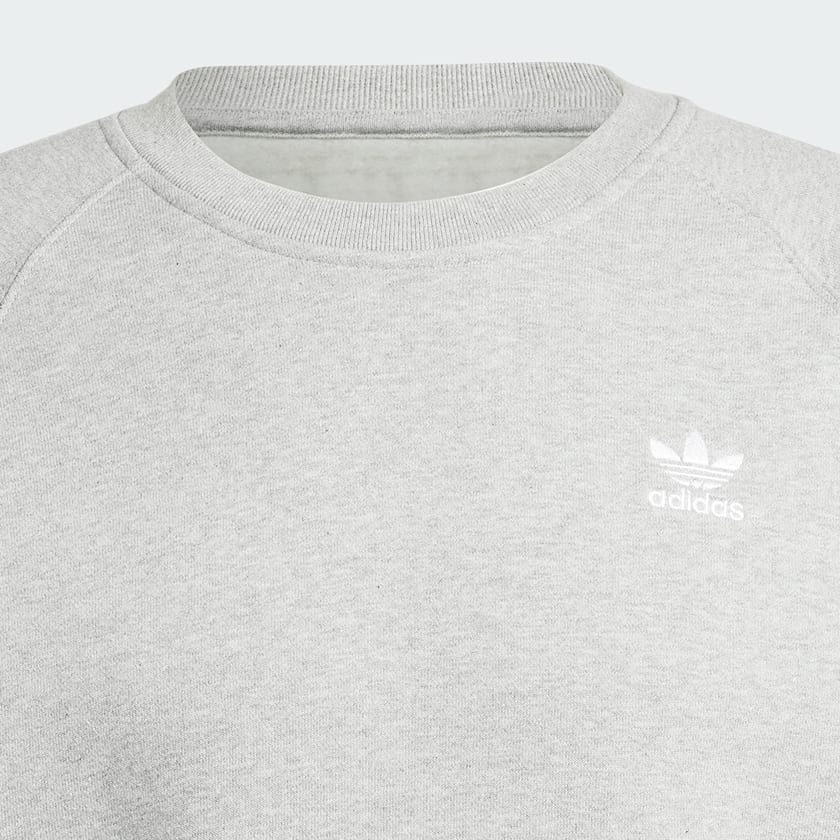 Parcel Viva motto adidas Trefoil Essentials Crewneck - Grey | Men's Lifestyle | adidas US