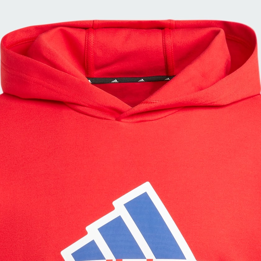 Vermelho Moletom Capuz Future Icons Badge of Sport