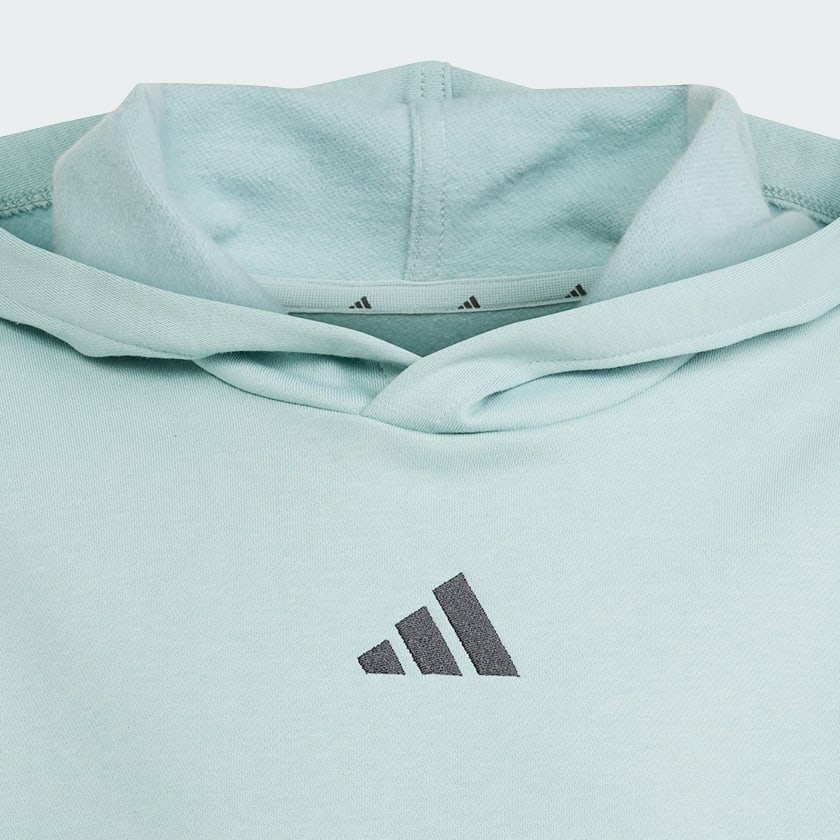Verde Felpa con cappuccio adidas Slogan Fleece