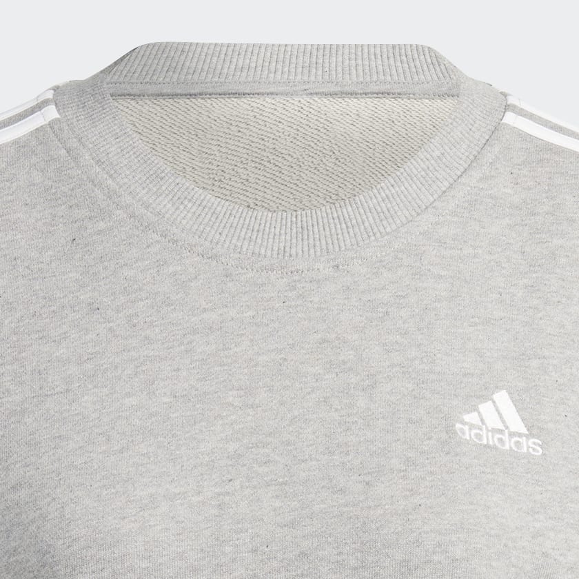 Gris Sudadera Essentials 3 Franjas