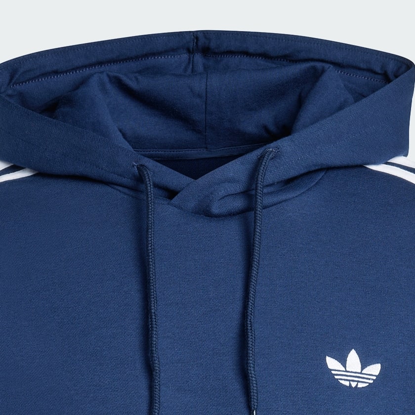 Azul SUDADERA CON GORRO 3 FRANJAS