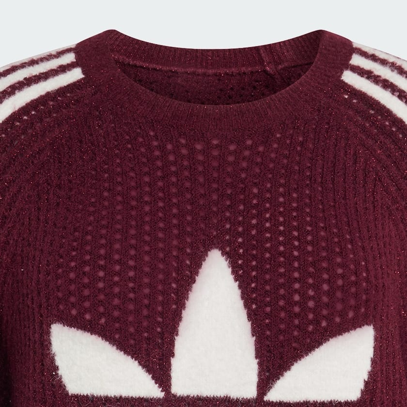 Bordo ADIDAS ORIGINALS ÖRGÜ CREW Sweatshirt