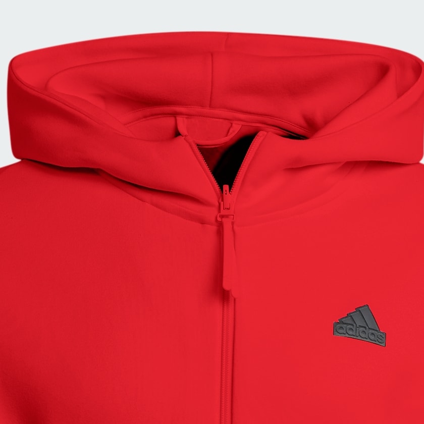 adidas Sudadera Deportiva con Gorro Z.N.E. Premium - Rojo