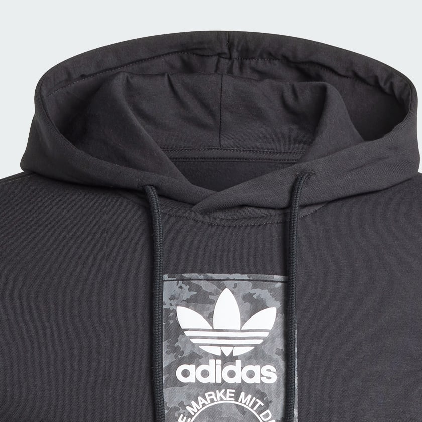 cierna Mikina Camo Lab Hooded