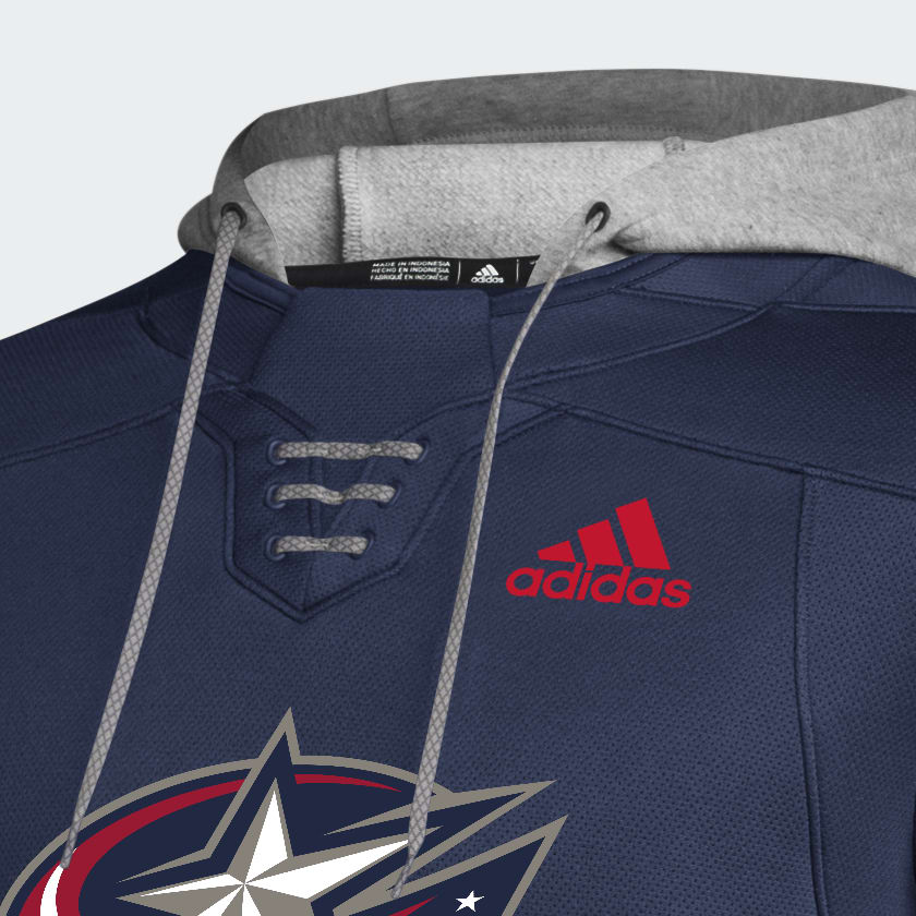 Columbus Blue Jackets Skate Lace Hoodie