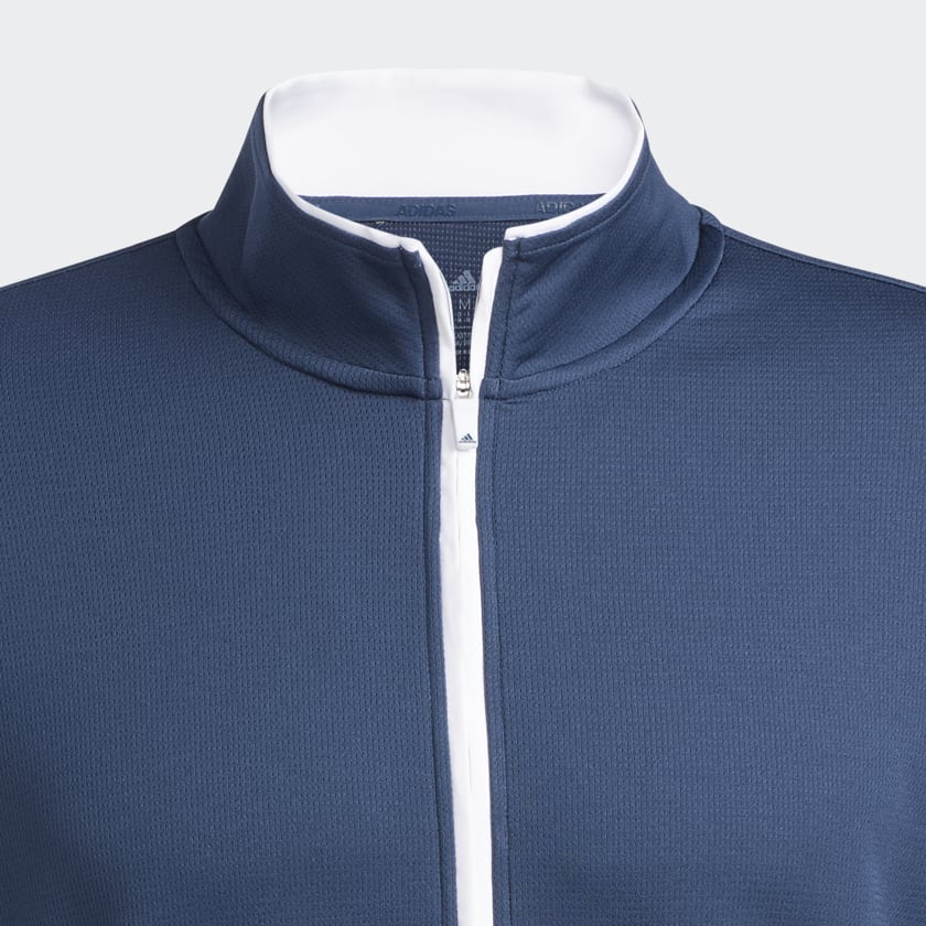 Blue Quarter-Zip Pullover